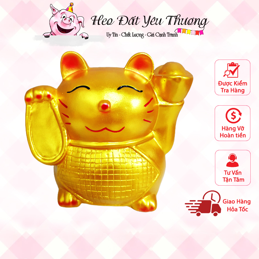 Mèo thần tài tiết kiệm size to