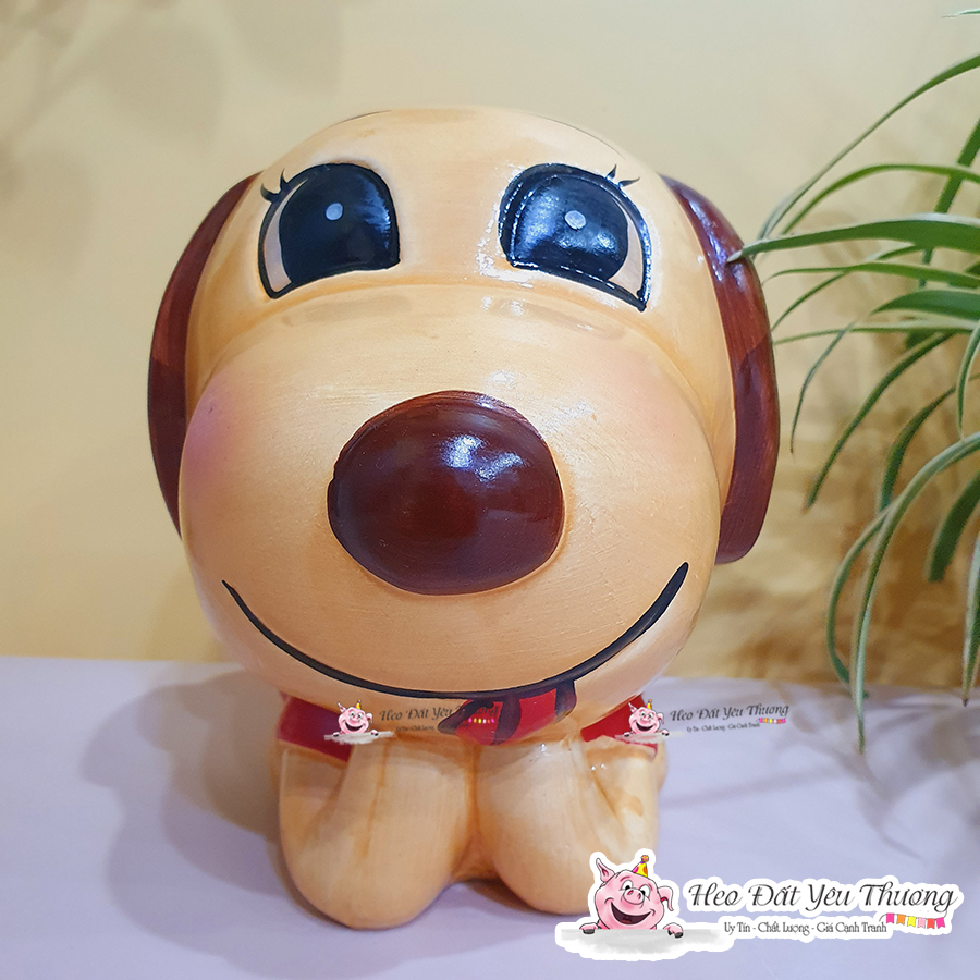 Ống Heo Tiết Kiệm Hình Chó Dễ Thương