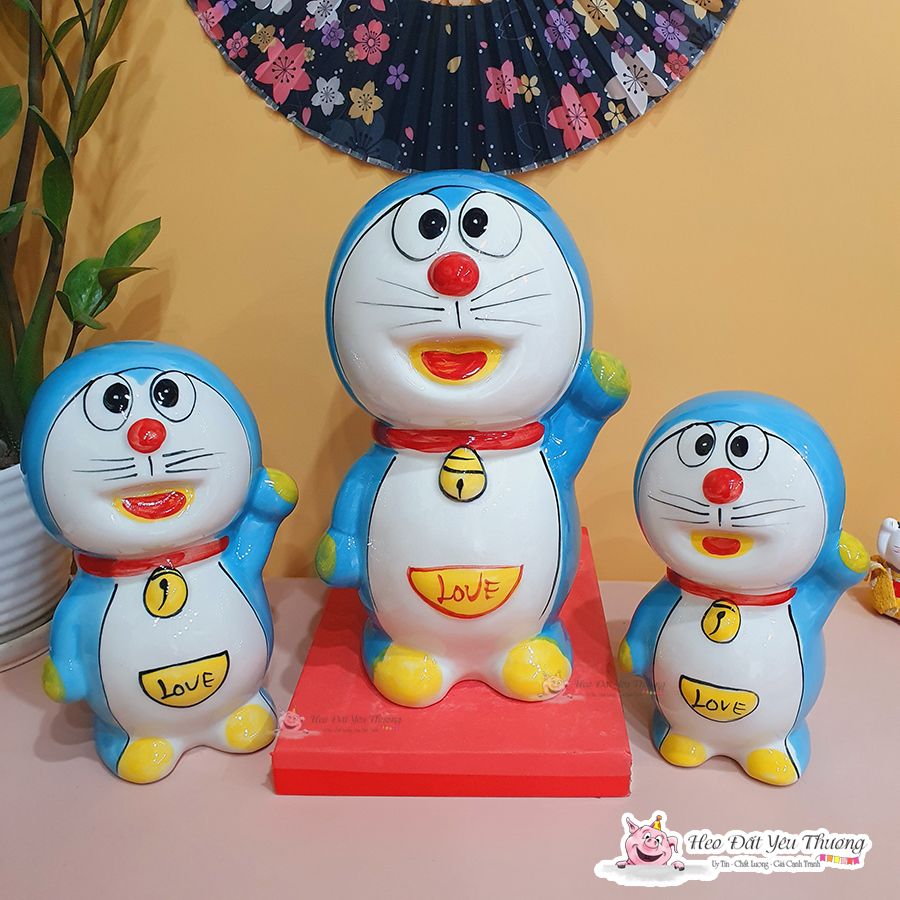 Ống Tiết Kiệm Doraemon Sứ