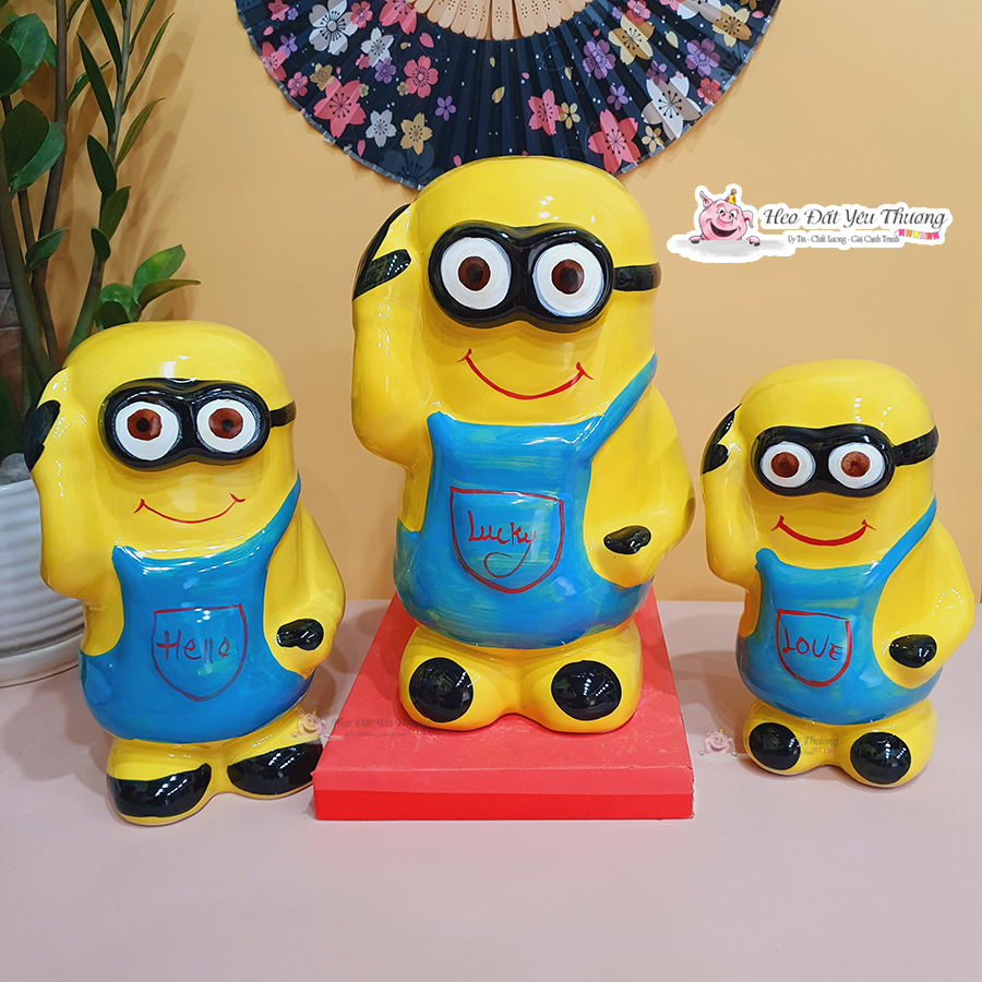 Minion Tiết Kiệm Gốm Sứ