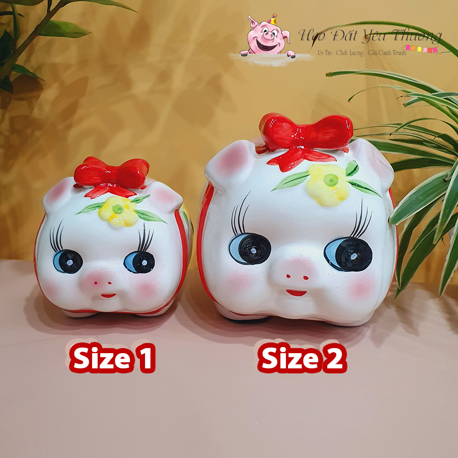 Heo Nơ Hoa Nổi Tiết Kiệm 