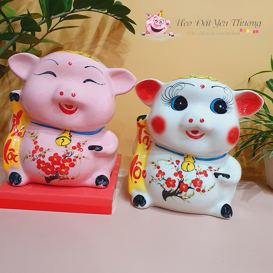 Heo Đất Đô Đô Tài Lộc Gốm Sứ