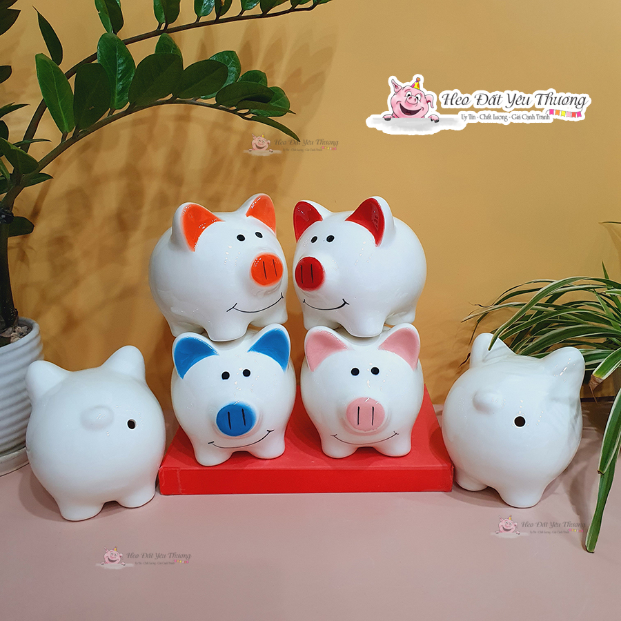 Heo sữa tiết kiệm lỗ tròn size nhỏ 15cm