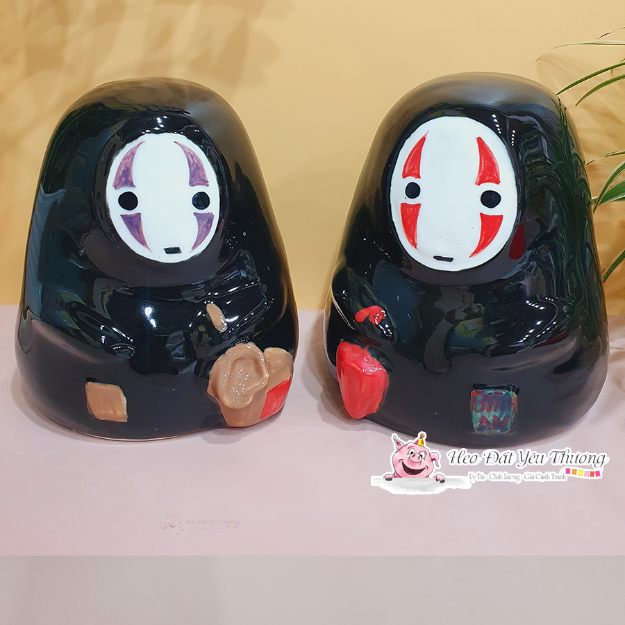Ống Tiết Kiệm Vô Diện Gốm Sứ