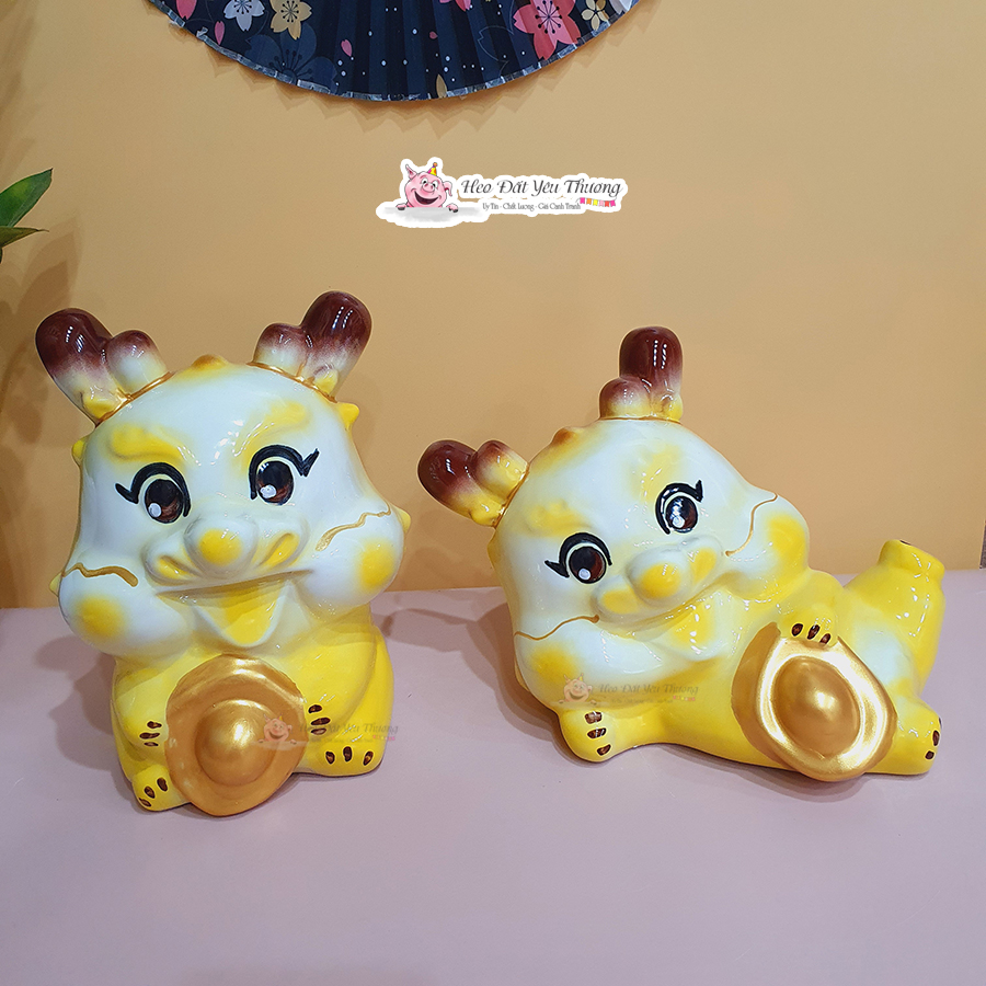 RỒNG CHIÊU TÀI GỐM SỨ